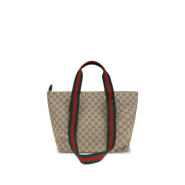 Gucci Beige Polyester Shoulder Bag