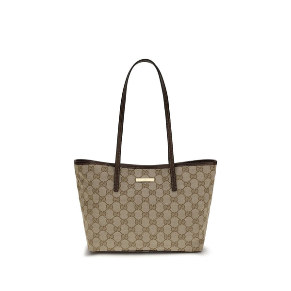 Gucci - Beige Polyester Shoulder Bag