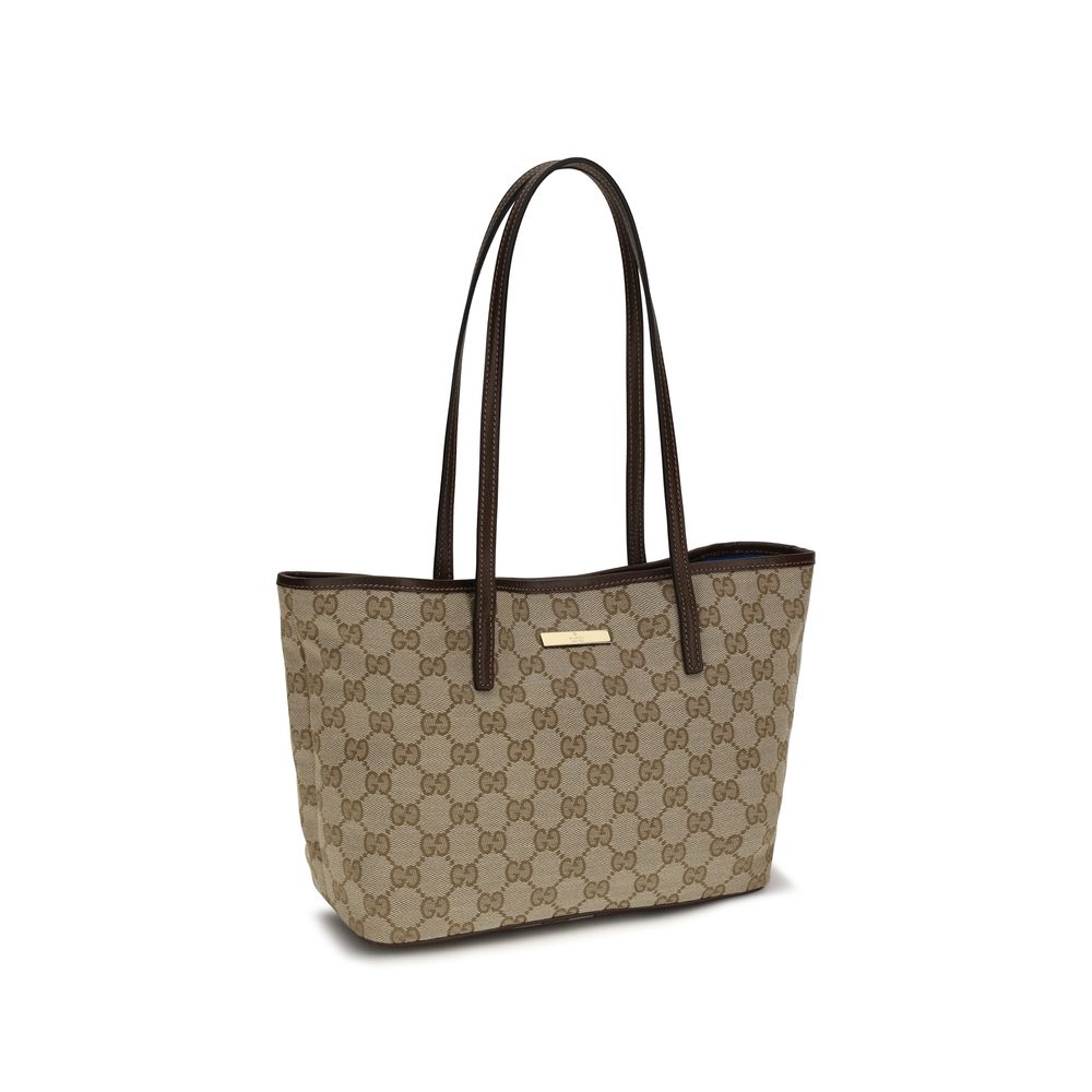 Gucci - Beige Polyester Shoulder Bag