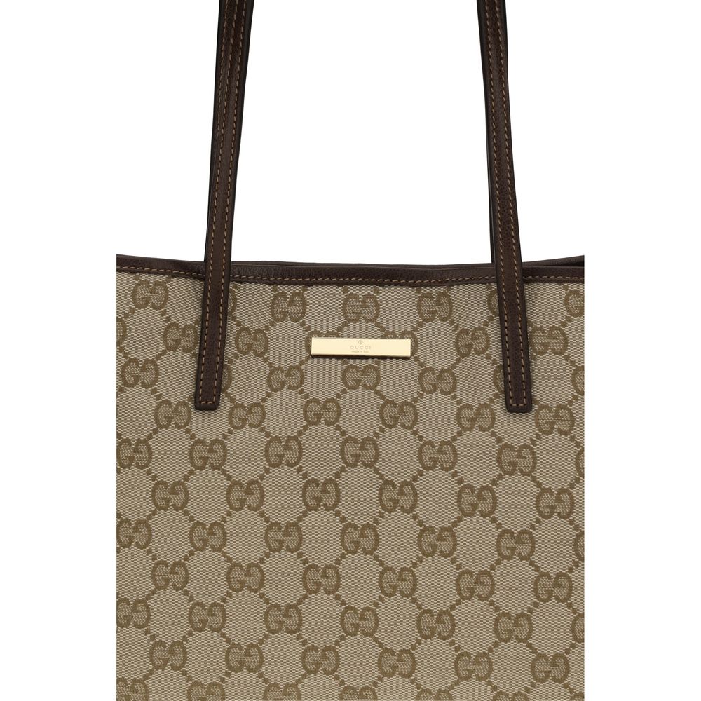 Gucci - Beige Polyester Shoulder Bag