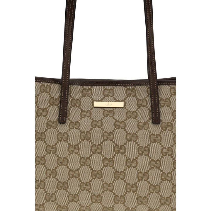 Gucci - Beige Polyester Shoulder Bag