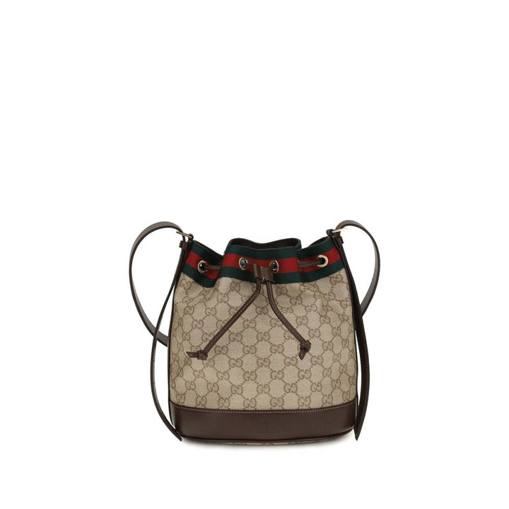 Gucci - Beige Cotton Backet Bag