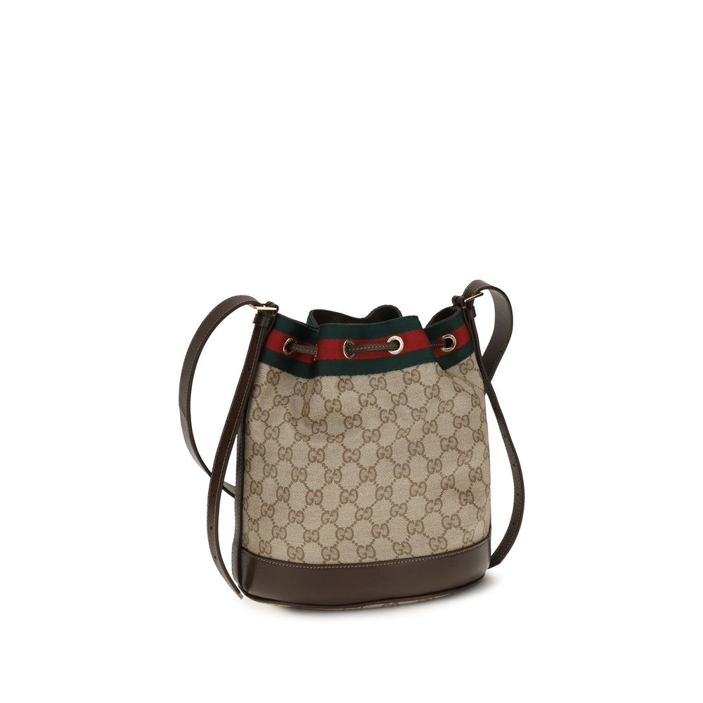 Gucci - Beige Cotton Backet Bag