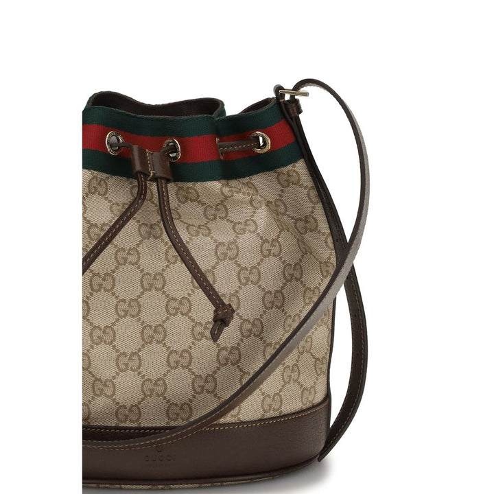 Gucci - Beige Cotton Backet Bag
