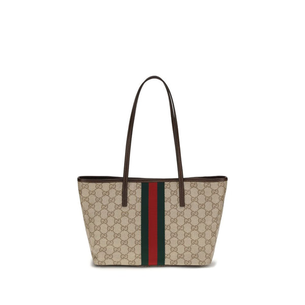 Gucci - Beige Cotton Shoulder Bag