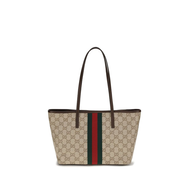 Gucci - Beige Cotton Shoulder Bag