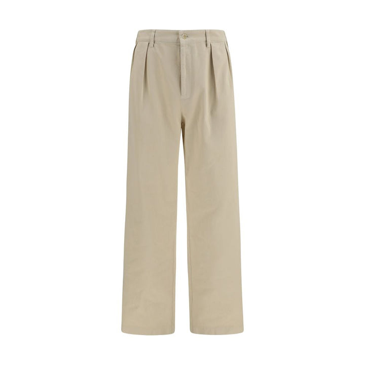 Prada Beige Cotton Casual Pants