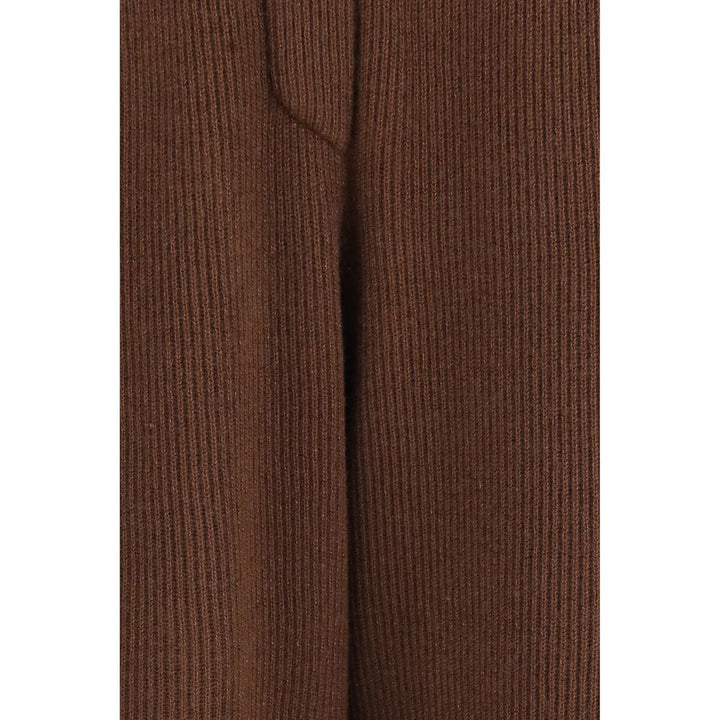 Brunello Cucinelli Brown Cashmere Casual Pants