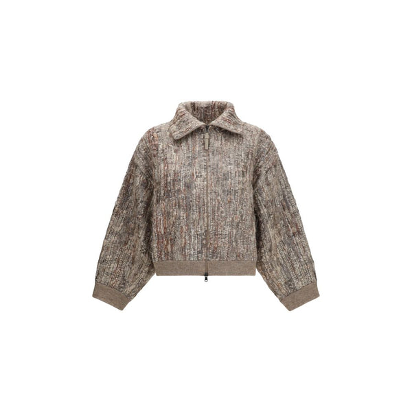 Women’s Brunello Cucinelli Beige Mohair Cardigan