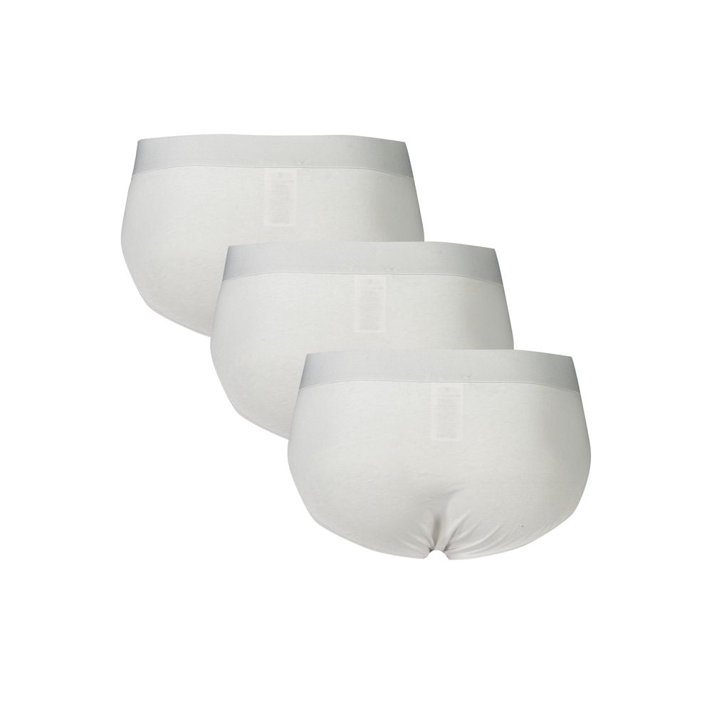 Bikkembergs White Polyester Men&