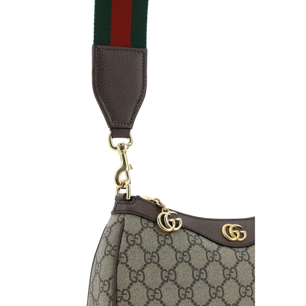 Gucci - Brown Cotton Shoulder Bag