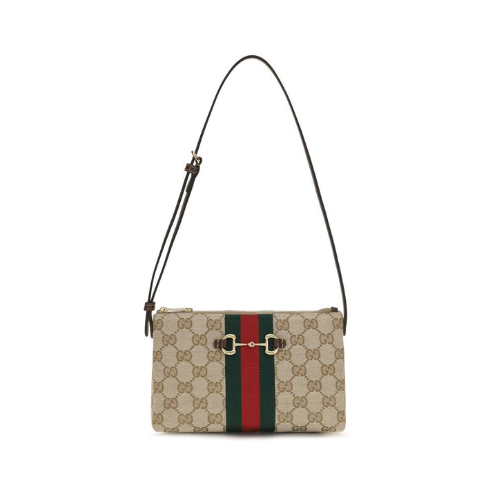 Gucci - Beige Fabric Shoulder Bag