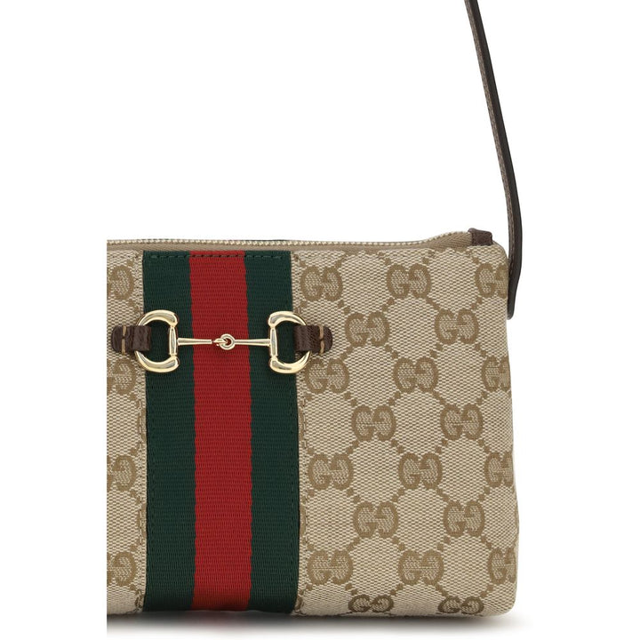 Gucci - Beige Fabric Shoulder Bag