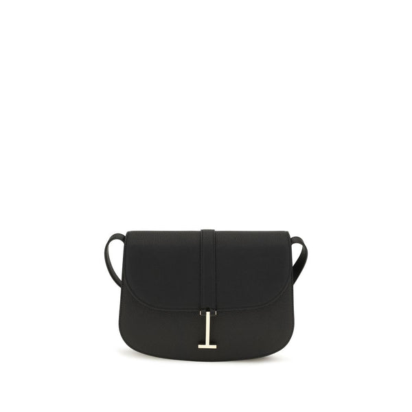 Tom Ford - Black Calf Leather Bos Taurus Shoulder Bag