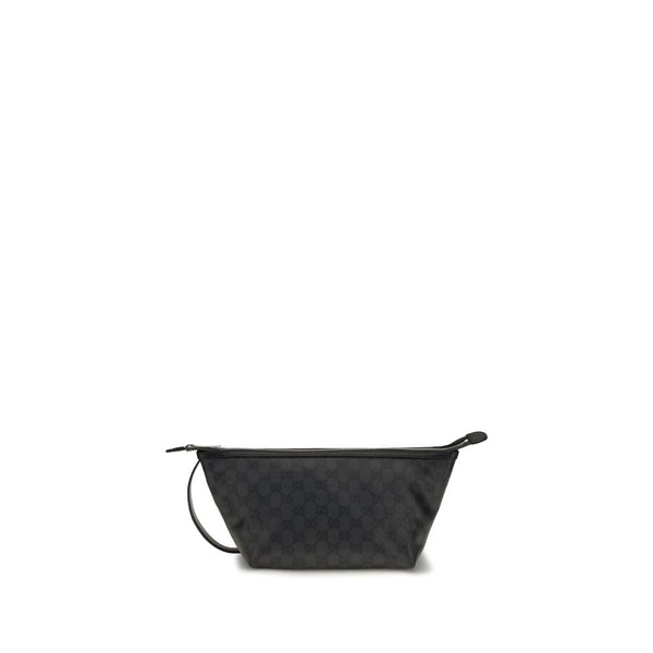 Gucci - Black Fabric Clutch Bag