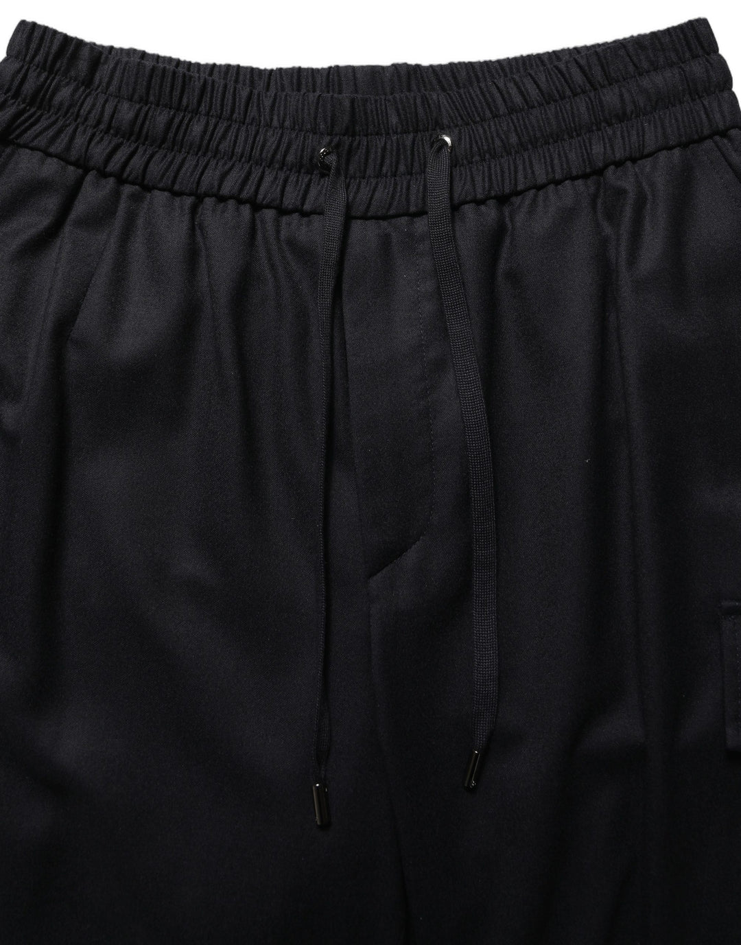Dolce &amp; Gabbana Black Mid Waist Cargo Jogger Sweatpants Pants