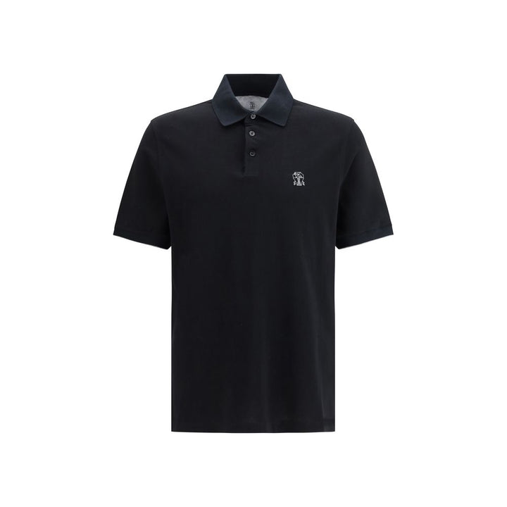 Brunello Cucinelli Black Cotton Shirt