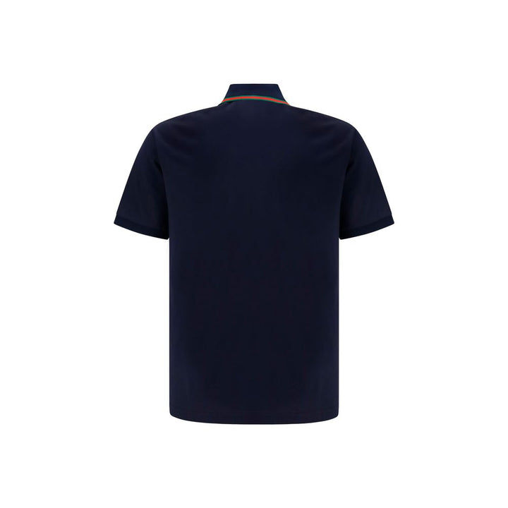 Gucci Blue Cotton Polo Shirt