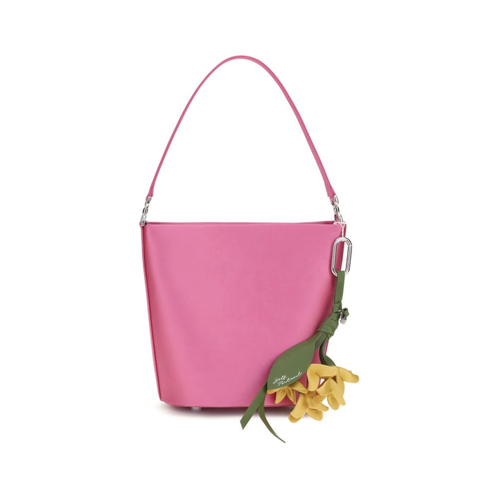 Self-Portrait - Multicolor Polyester Backet Bag
