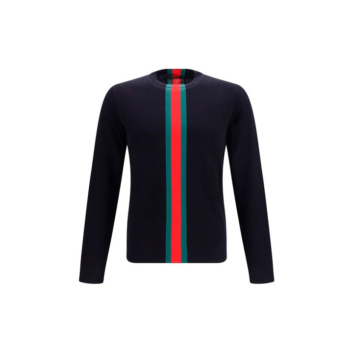 Gucci Blue Cotton Sweatshirt
