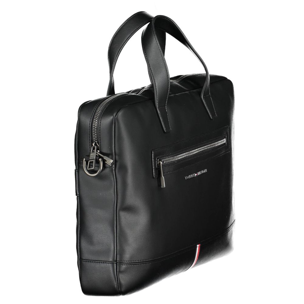 Tommy Hilfiger Black Polyurethane Men&