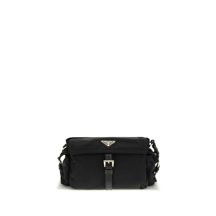 Prada Black Recycled Polyamide Shoulder Bag