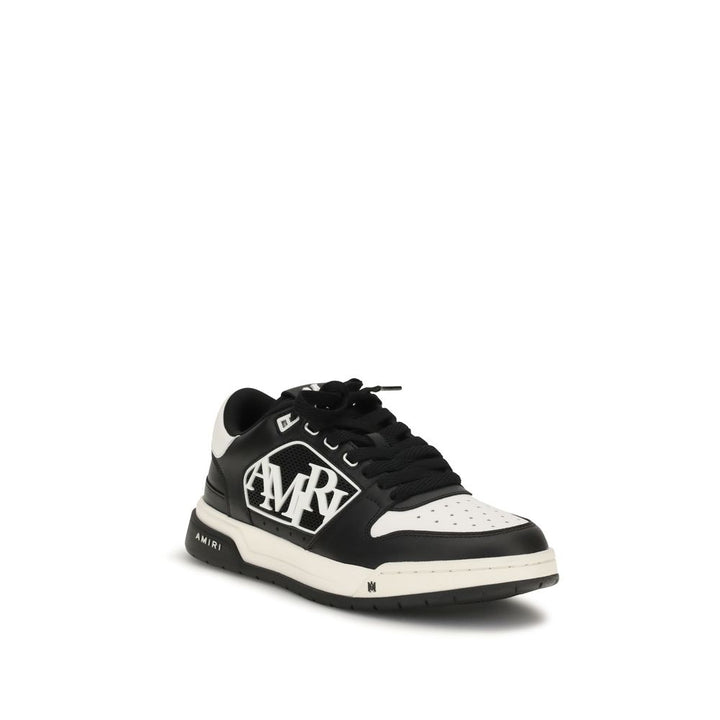 Amiri Black Calf Leather Bos Taurus Low Top Sneakers