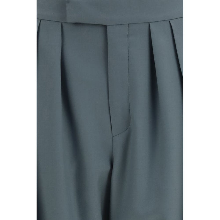 Chloé Bicolor Wool Oves Aries Dress Pants