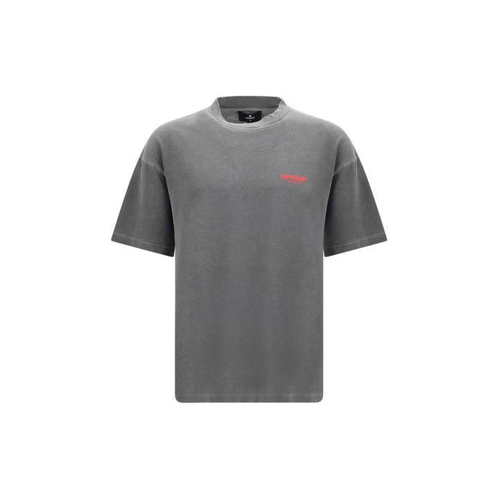 Represent Gray Cotton T-Shirt