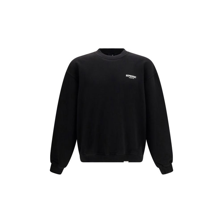Represent Black Cotton Sweatshirt