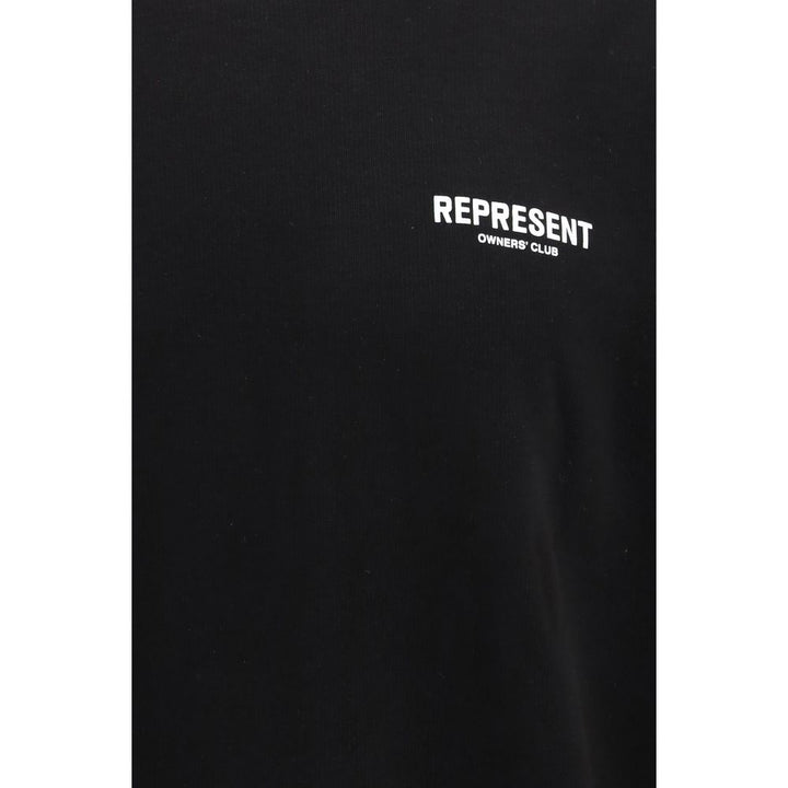 Represent Black Cotton Sweatshirt