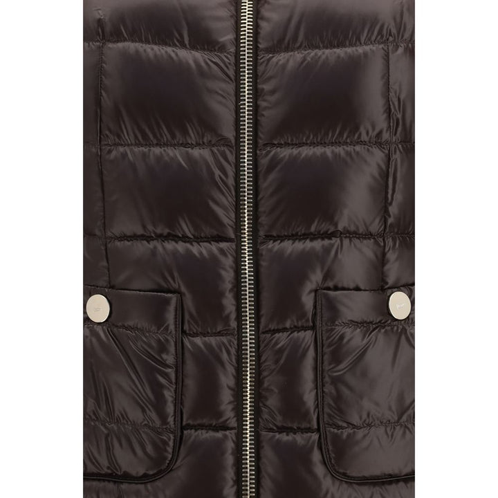 Herno Brown Polyamide Full-Length Jacket