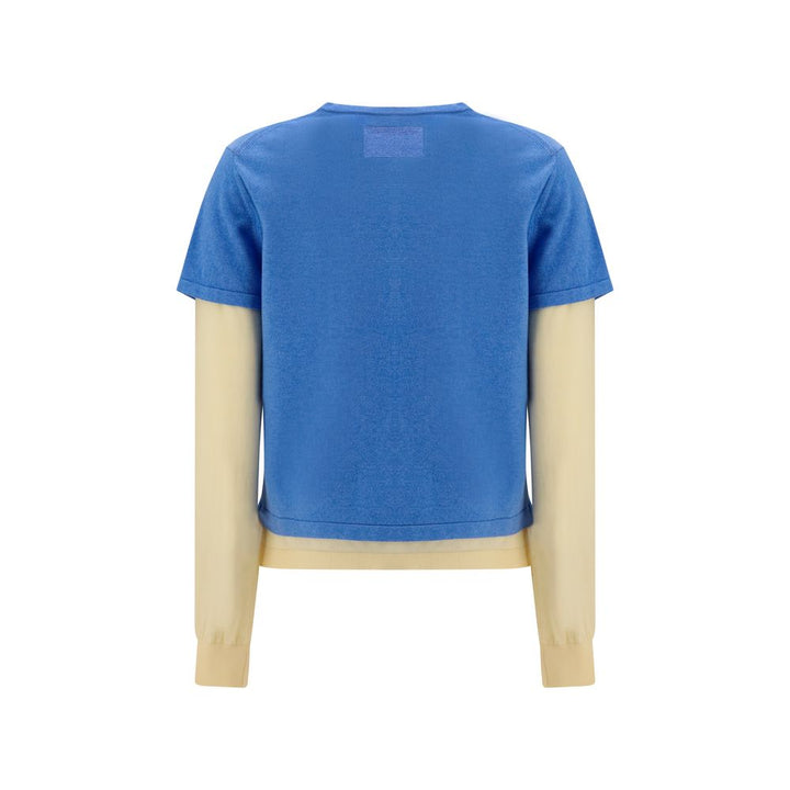 Guest in Residence Blue Cotton Sweatshirt