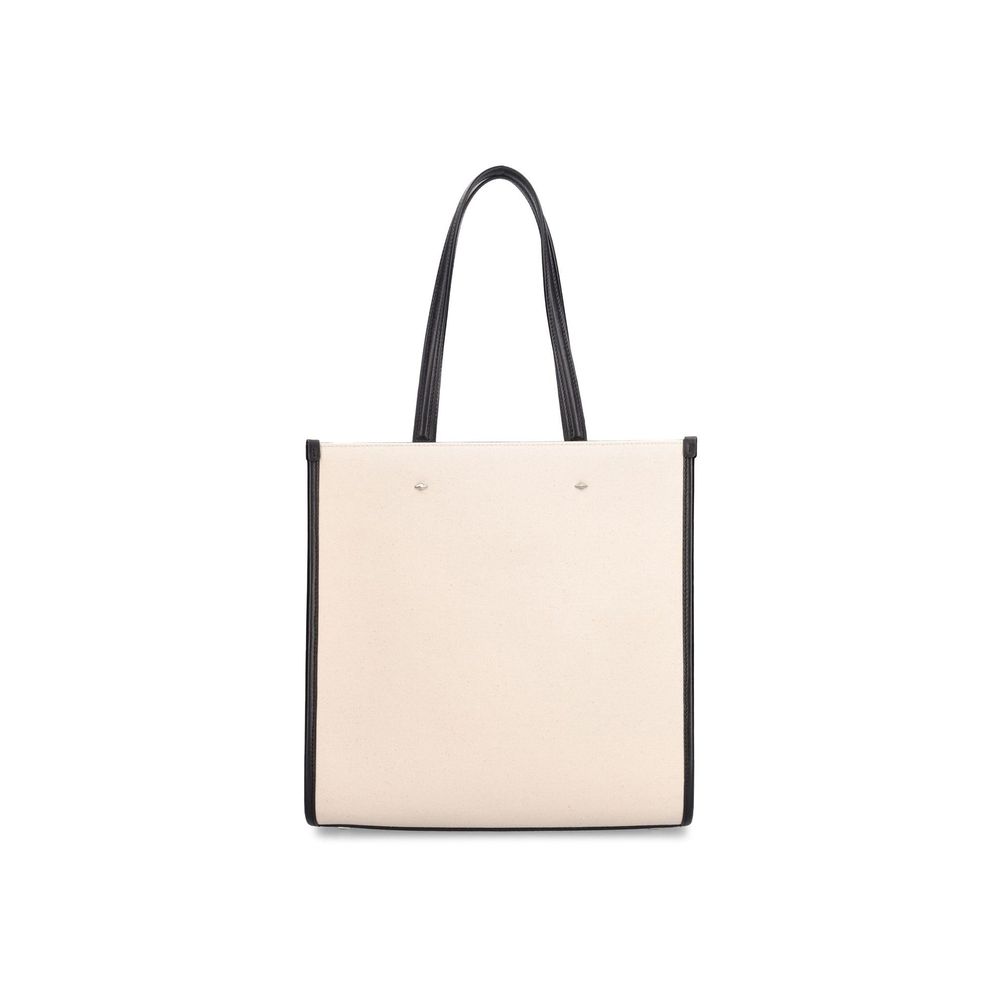 Jimmy Choo - Beige Canvas Tote Bag