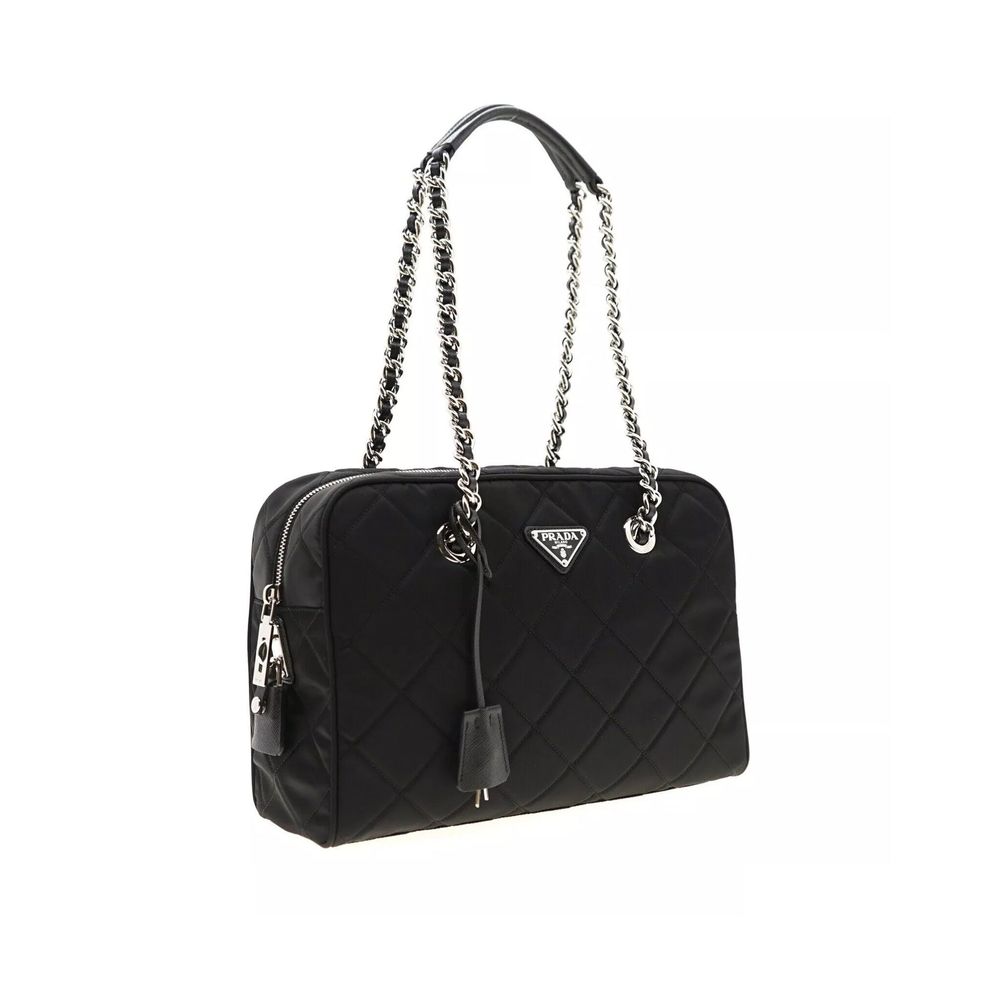 Prada - Black Nylon Shoulder Bag