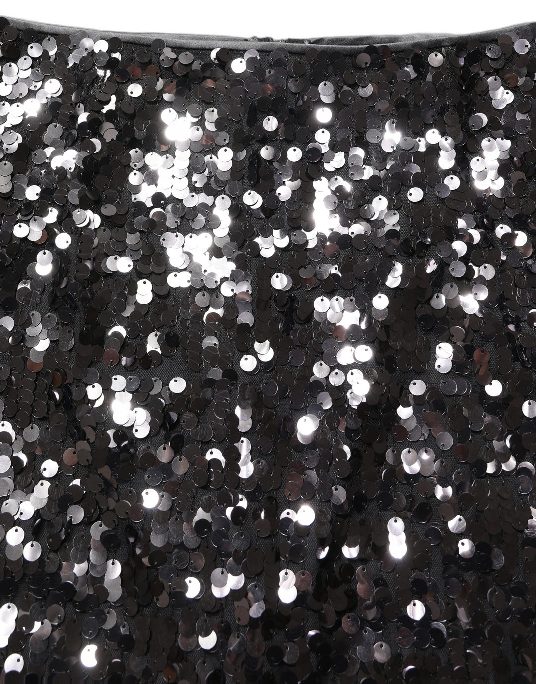 Dolce &amp; Gabbana Brown Sequinned Embellished Pencil Cut Skirt