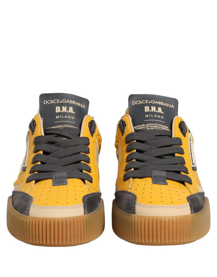 Dolce &amp; Gabbana Multicolor MIAMI Low Top Sneakers Shoes