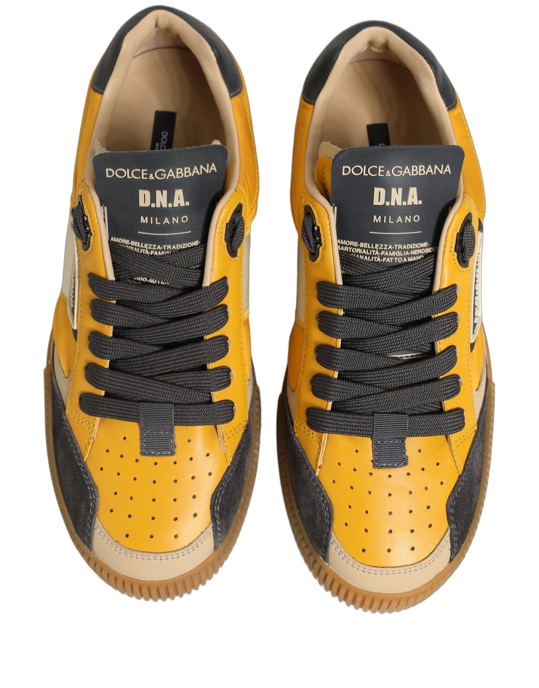Dolce &amp; Gabbana Multicolor MIAMI Low Top Sneakers Shoes