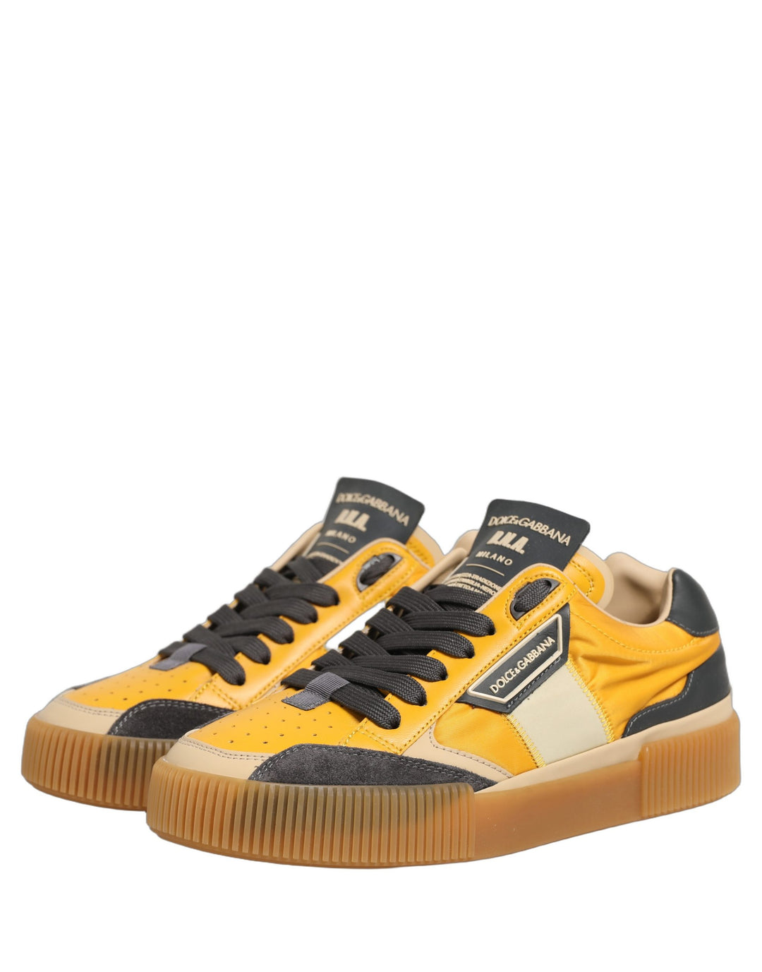 Dolce &amp; Gabbana Multicolor MIAMI Low Top Sneakers Shoes