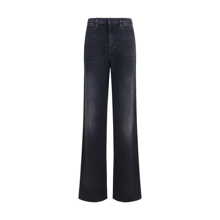 Gucci Black Cotton Straight-Leg Jeans