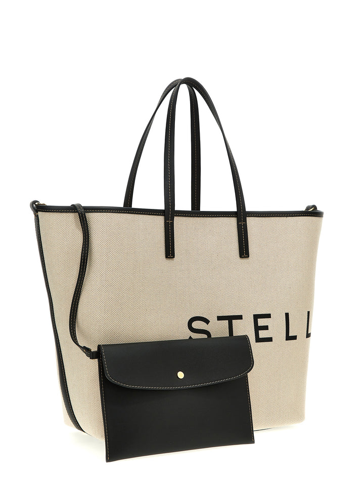 Stella McCartney Beige Cotton Tote Bag