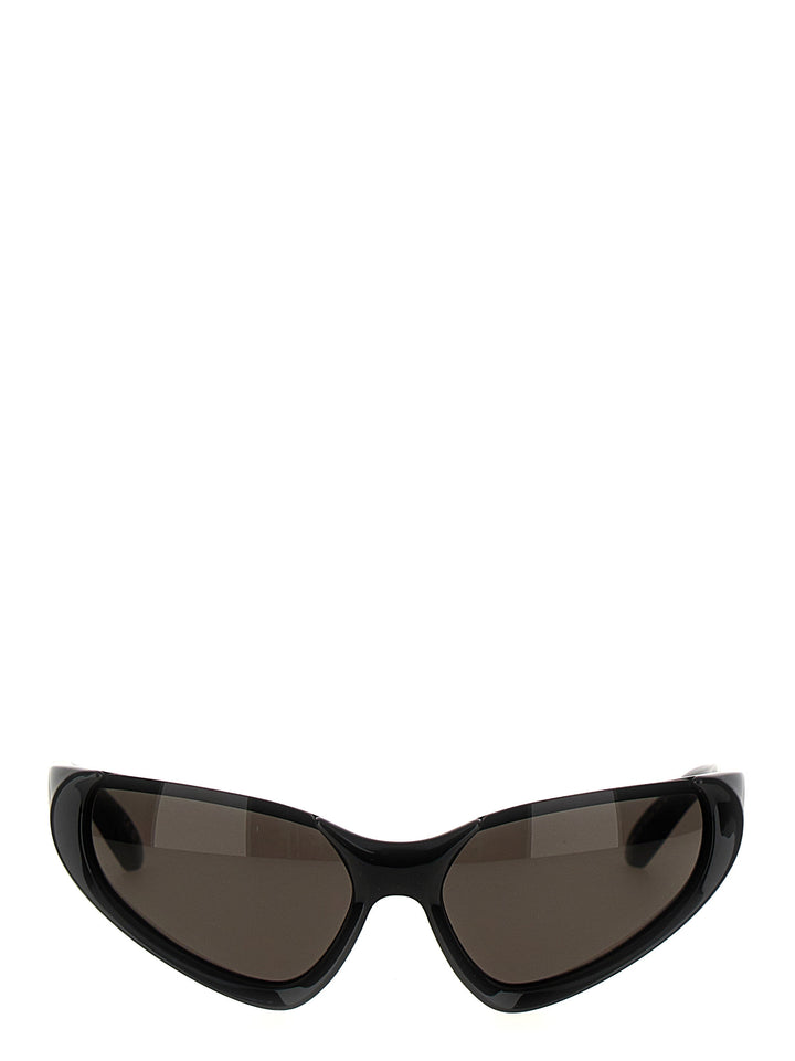 Balenciaga Black Nylon Sunglasses