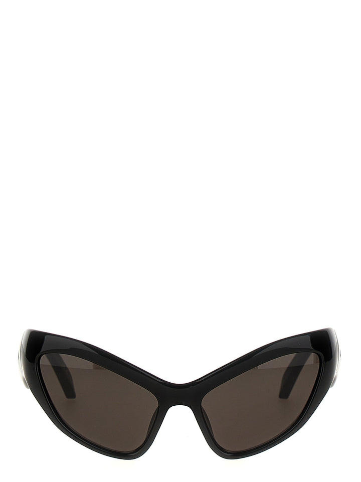 Balenciaga Black Nylon Sunglasses