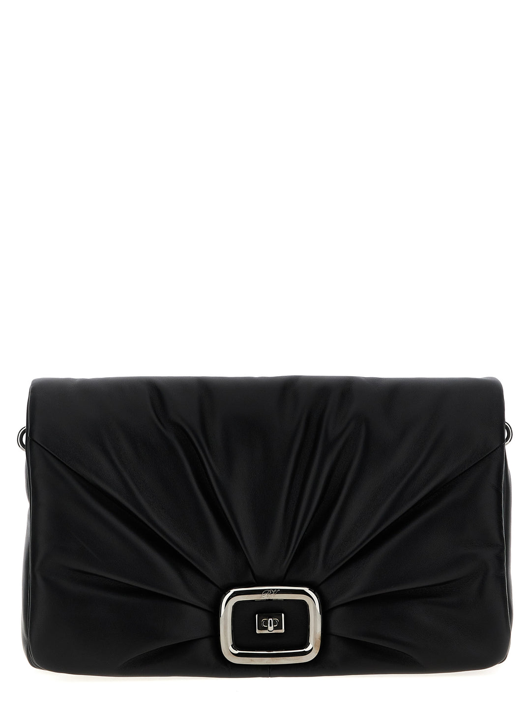 Roger Vivier Black Leather Shoulder Bag