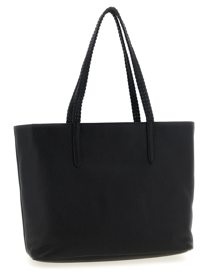 Valentino Garavani Black Calfskin Tote Bag