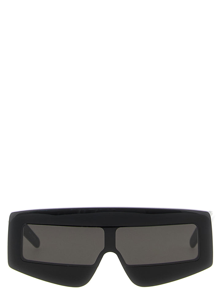 Rick Owens Black Acetate Sunglasses
