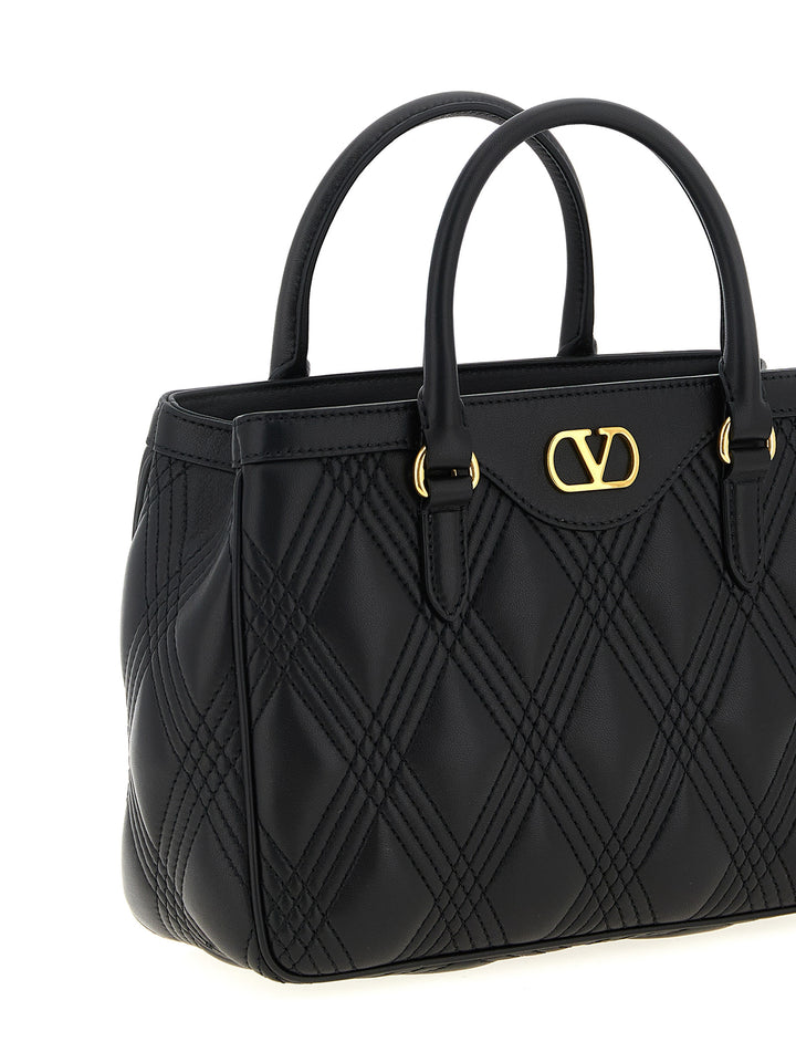 Valentino Garavani Black Lamb Leather Handbag