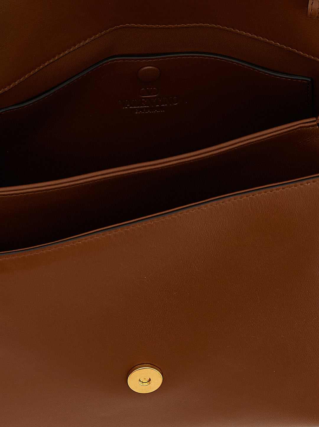 Valentino Garavani Brown Calfskin Handbag