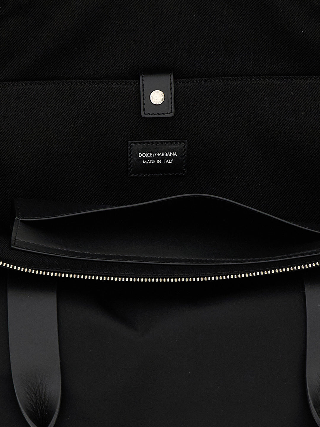 Dolce &amp; Gabbana Black Polyamide Tote Bag
