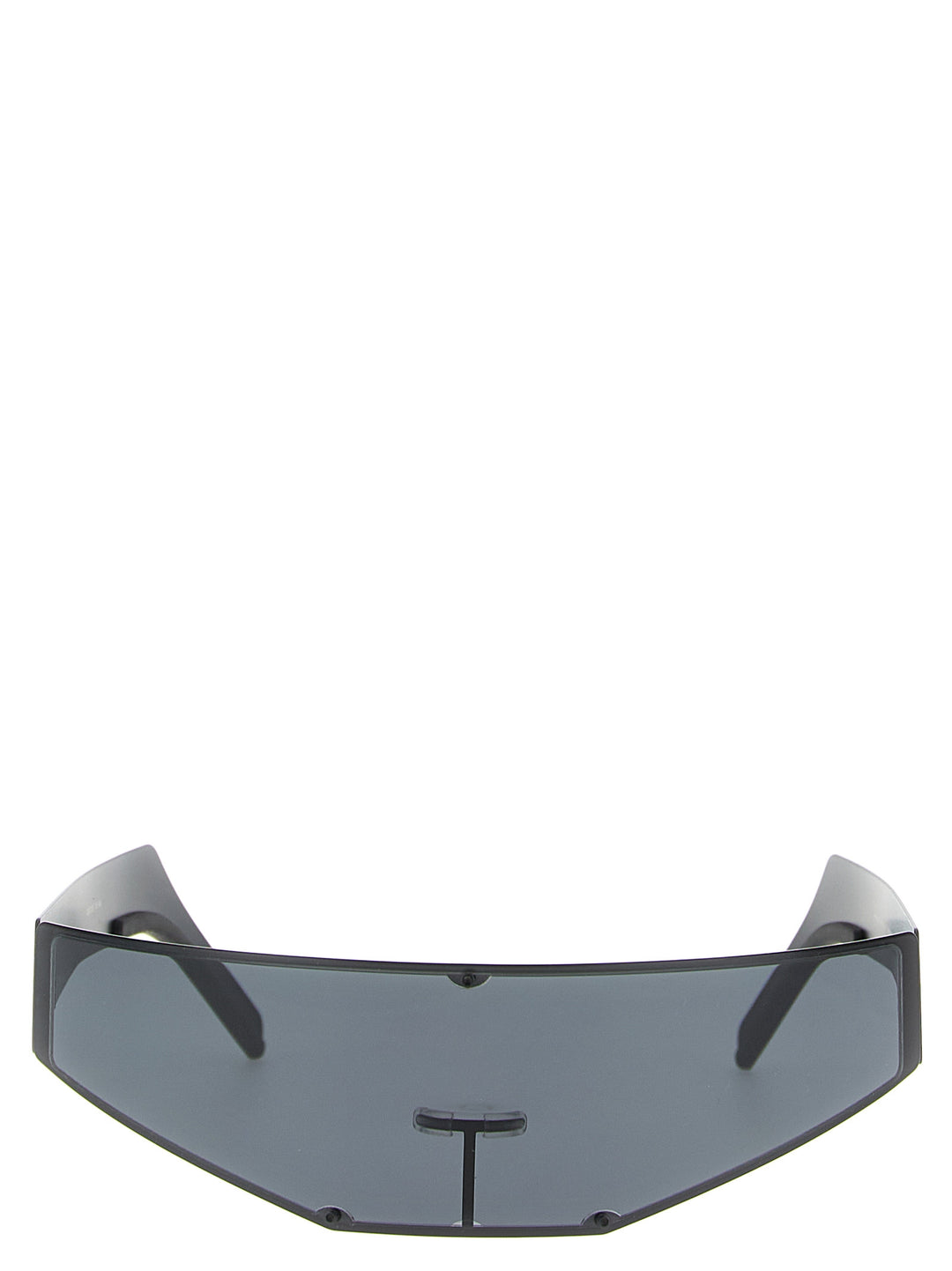 Rick Owens Black Stainless Steel Sunglasses